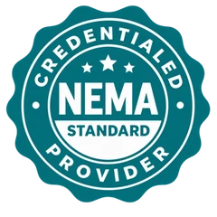 NEMA-credentialed provider seal